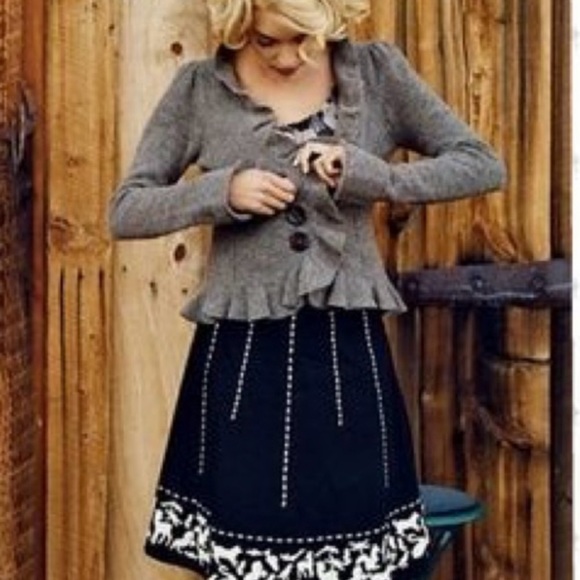 Anthropologie Lithe Parade of Animals Skirt Size 8 - Picture 2 of 4